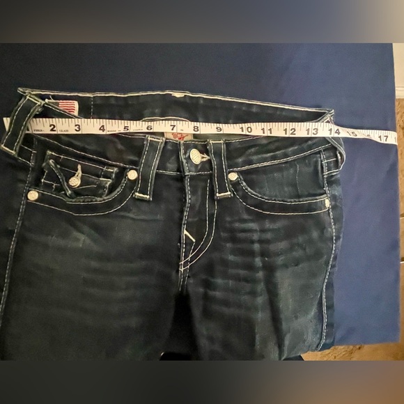 True Religion Jeans - Women’s Blue Denim, Straight Leg Jeans. Size 27. - Picture 5 of 12